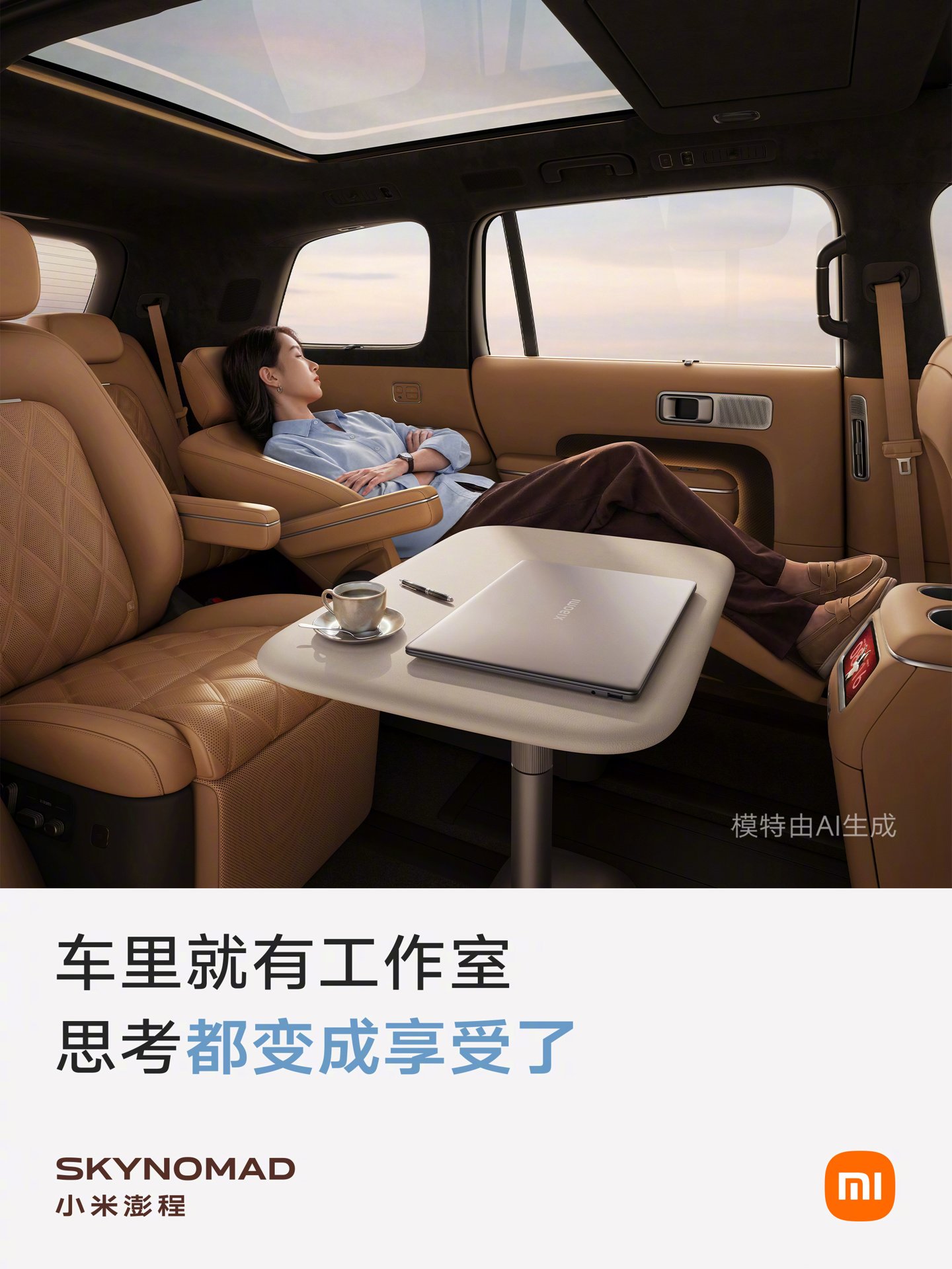 小米澎程N90座舱布局