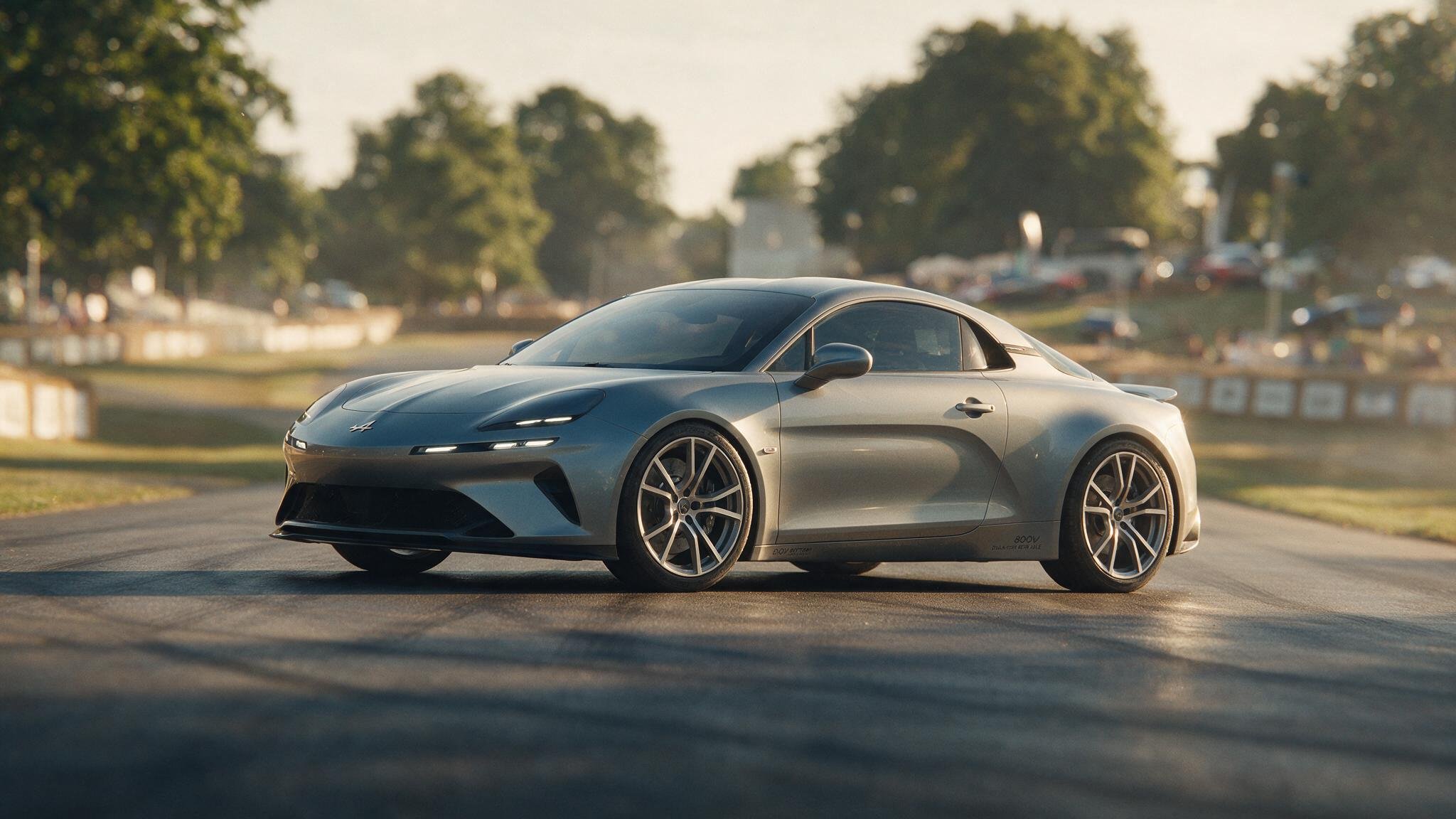 Alpine A110 FUTURE原型车亮相古德伍德 为纯电跑车铺路