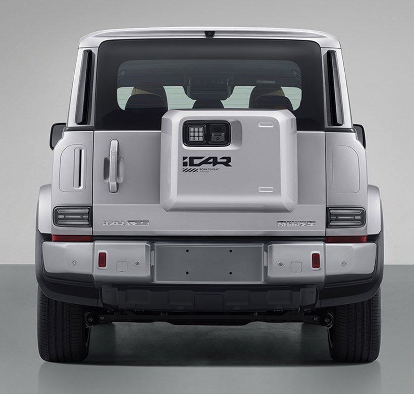 iCAR V25尾部视图